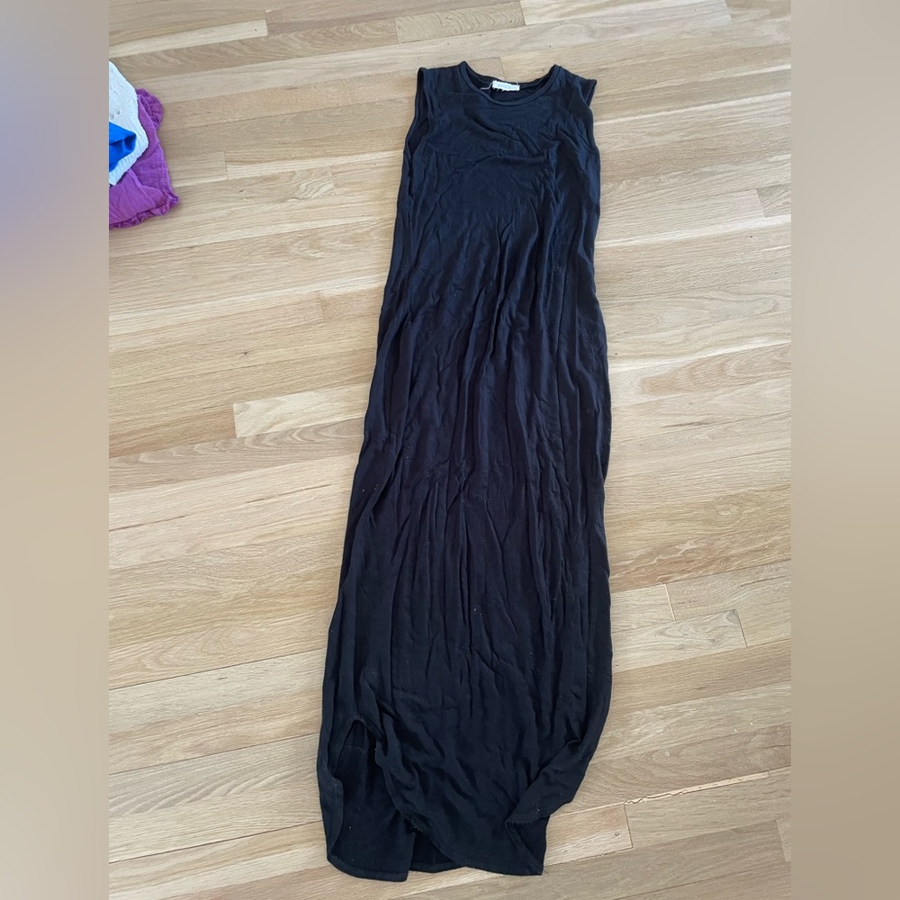 Fitted Black Maxi Dress Antistar Small